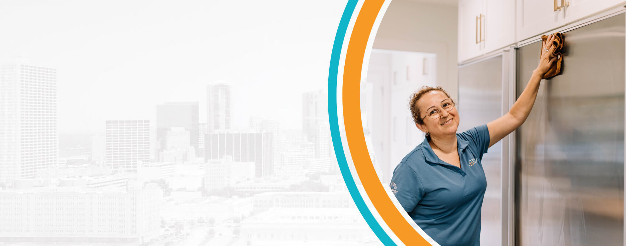 Happy cleaning techs